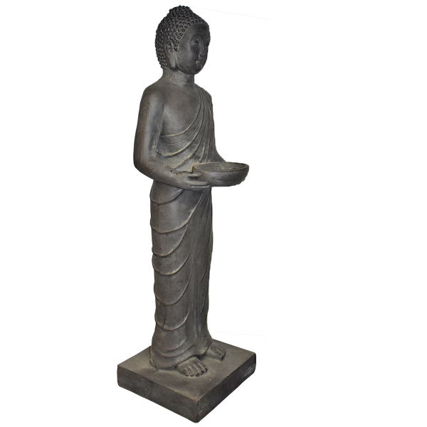 Buddha Kwan Yin stehend mit Schale Höhe: 66 cm